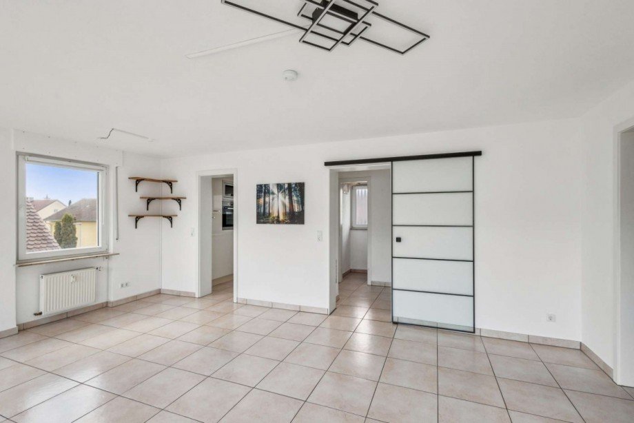 Wohnzimmer Etagenwohnung Freiberg am Neckar