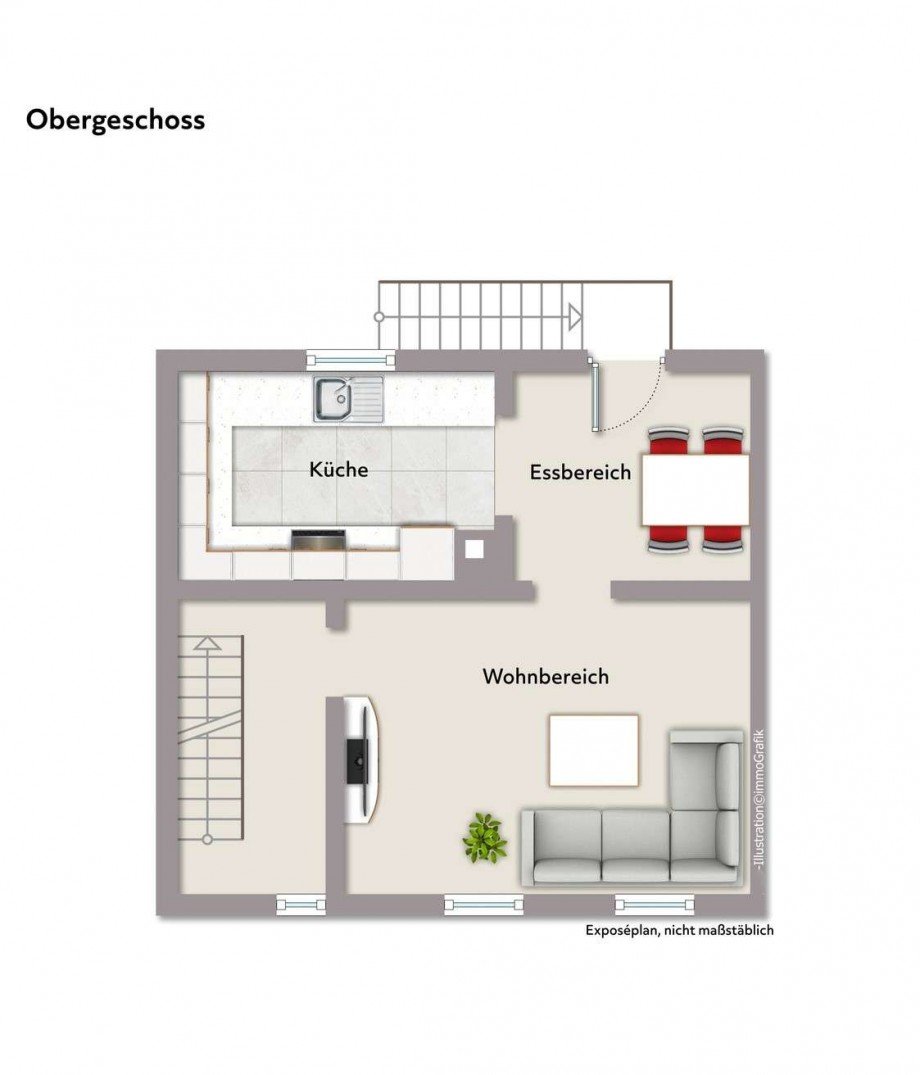 Grundriss OG Doppelhaush�lfte Tamm