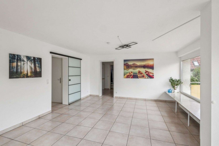Wohnzimmer Etagenwohnung Freiberg am Neckar