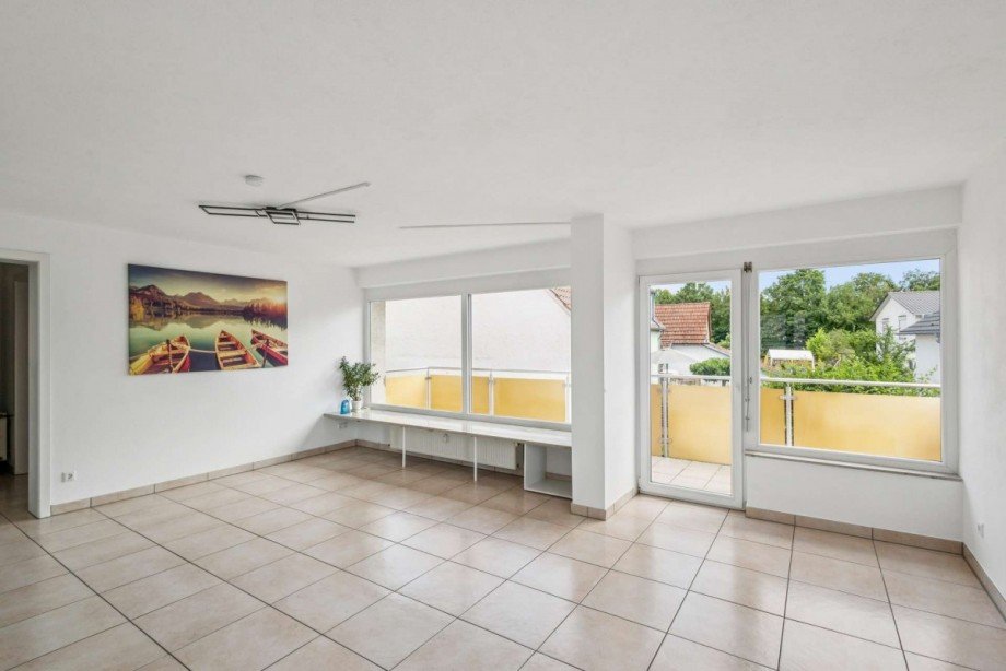 Wohnzimmer Etagenwohnung Freiberg am Neckar
