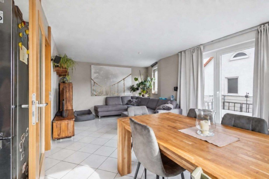 Wohnzimmer mit Esszimmer Wohnung Vaihingen an der Enz