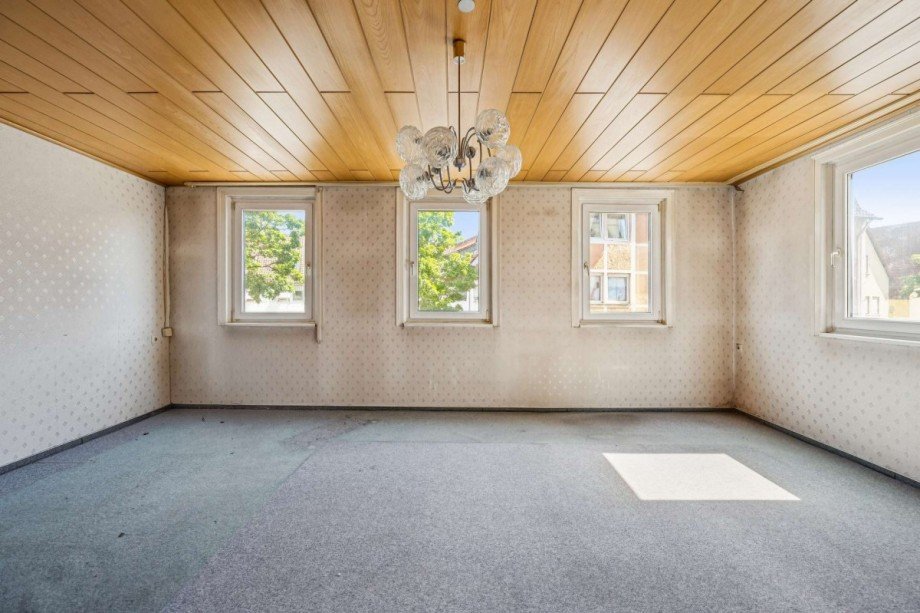 Wohnzimmer Etagenwohnung Sachsenheim