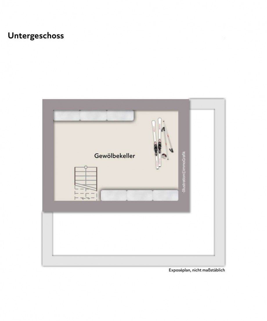 Grundriss UG Doppelhaush�lfte Tamm